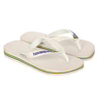 Вьетнамки детские Havaianas Brasil Logo White