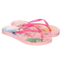 Вьетнамки детские Havaianas Slim Princess Pink