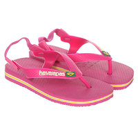 Сандалии детские Havaianas Brasil Logo Purple