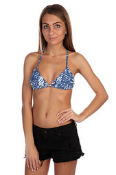 Бюстгальтер женский Billabong Beach Batik Triangle Vivid Blue
