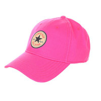 Бейсболка классическая женская Converse Twill Baseball Cap Pink Paper