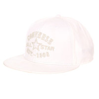 Бейсболка с прямым козырьком Converse Snapback "Arched" Cap White