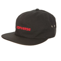 Бейсболка с прямым козырьком Converse Deconstructed Snapback Black