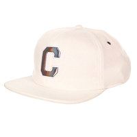 Бейсболка с прямым козырьком Converse C-Cap Oil Slick White