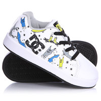 Кеды кроссовки детские DC Phos Toddlers White/Black/Print