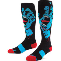 Носки высокие Stance Snow Screaming Hand Snow Black