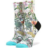 Носки средние женские Stance Chaotic Flower Blue