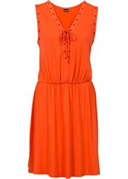 Платье на шнуровке (темно-оливковый) Bonprix