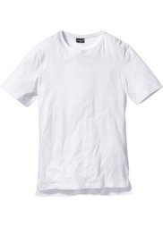 Длинная футболка (серый меланж) Bonprix