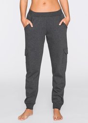 Трикотажные брюки (антрацитовый меланж) Bonprix