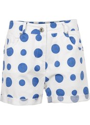 Узорчатые шорты (белый в цветочек) Bonprix