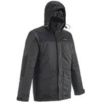 Парка Arpenaz 200 Rain Warm Мужская Черная Quechua