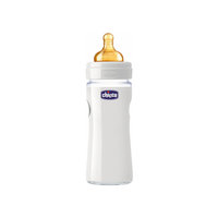 Бутылочка Well-Being Glass 2 мес.+, лат.соска, стекло, 240мл., CHICCO