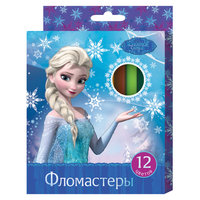 Фломастеры "Холодное сердце" 12 цветов Росмэн