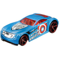 Машинка серии Капитан Америка", Hot Wheels" Mattel