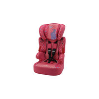 Автокресло BELINE SP 9-36 кг, ANIMALS HIPPO FUSHIA, Nania, розовый
