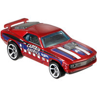 Машинка серии Капитан Америка", Hot Wheels" Mattel