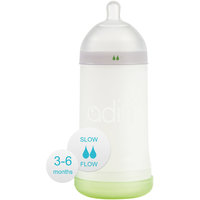 Бутылочка NxGen, 1 Nurser, 3-6 мес., 281 мл., Adiri, white
