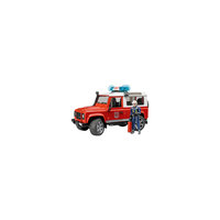 Внедорожник Land Rover Defender Пожарная с фигуркой, Bruder