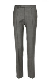 Шерстяные брюки с классической посадкой HUGO BOSS Black Label