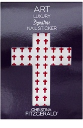 Наклейка для ногтей "Красный крестик" (96 шт) Christina Fitzgerald