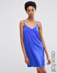 Платье-сорочка длиной мини ASOS TALL - Кобальтовый