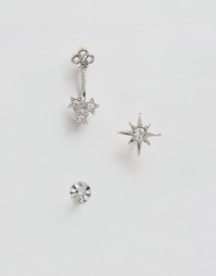 Серьги-гвоздики ограниченной серии - Родий Asos