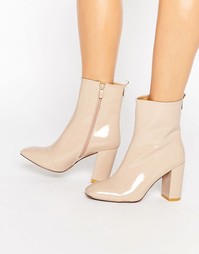 Ботильоны на каблуке с квадратным носком Public Desire Ramona