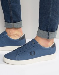 Парусиновые кроссовки Fred Perry Spencer - Синий