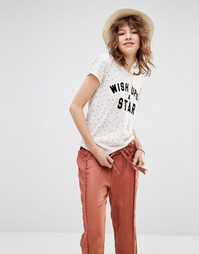 Футболка с принтом Wish Upon A Star Maison Scotch - 26 кремовый