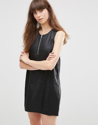 Платье с молнией на горловине Vero Moda - Черный