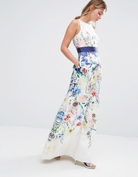 Платье макси с цветочным принтом Coast Penny - Мульти