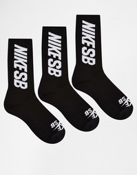 3 пары носков Nike SB - Черный
