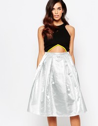 Платье миди для выпускного Lashes Of London - Металлик