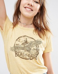 Ожерелье-чокер в стиле гранж с планкой ASOS - Родий