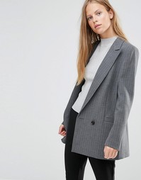 Блейзер с одной пуговицей Ganni Moscow Tailor
