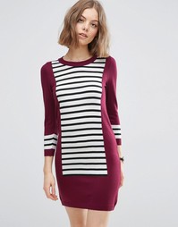 Трикотажное платье колор блок ASOS - Мульти
