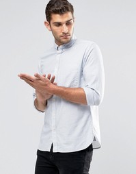Оксфордская рубашка в полоску Jack &amp; Jones Premium - Кашемировый синий