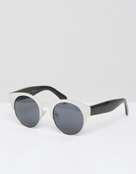 Серебристые солнцезащитные очки Vero Moda - Серебряный