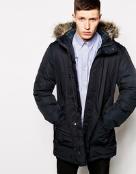 Парка с отделкой из искусственного меха Ben Sherman - Черный