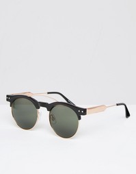 Солнцезащитные очки в стиле ретро Spitfire - Черный