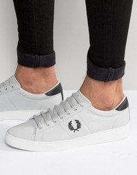 Парусиновые кроссовки Fred Perry Spencer - Серый