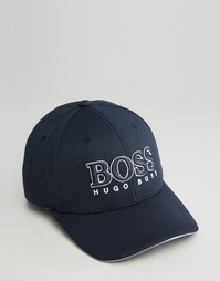 Бейсболка с логотипом Hugo Boss - Темно-синий