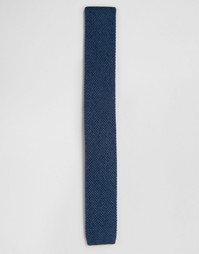 Трикотажный галстук ASOS - Темно-синий
