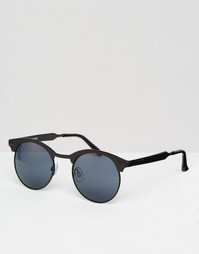Круглые солнцезащитные очки в стиле ретро Spitfire - Черный