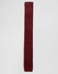 Трикотажный галстук Selected - Красный
