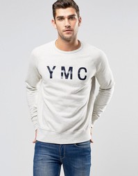 Свитер с логотипом YMC - Серый