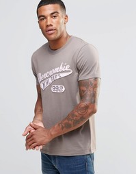 Эластичная футболка слим Abercrombie Athletic Dept - Оливковый