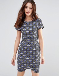 Цельнокройное платье с принтом Sugarhill Boutique Gemma - Мульти