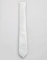Светло-серый галстук ASOS Wedding - Stone